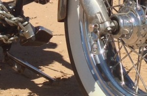 Desert warrior harley motorcycle bell