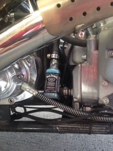Desert warrior harley motorcycle jack daniels crankcase filter