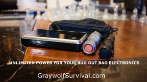 unlimited bug out bag power