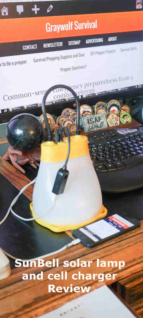 Prepper gear review: The eartheasy SunBell lamp and phone charger http://bit.ly/1qFGOI3