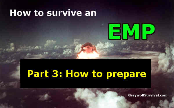 The threat of an EMP/CME to our society is very real and most people and governments are woefully unprepared. Here's what you should do to start preparing. - http://graywolfsurvival.com/14689/how-to-survive-an-empcme-part-3-how-to-prepare