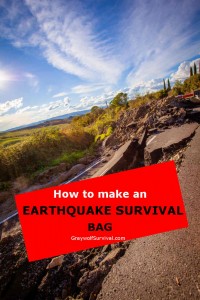 how to make an earthquake survival kit 