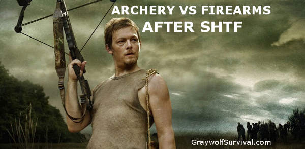 archery vs firearms for shtf weapons
