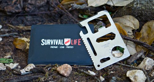 Survival business card